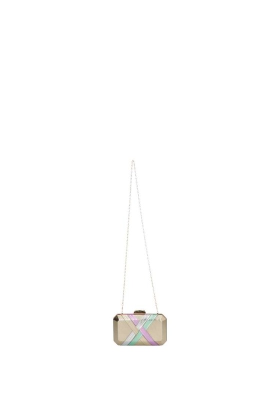 Bolso fiesta mujer Luna Collection ast20350 oro