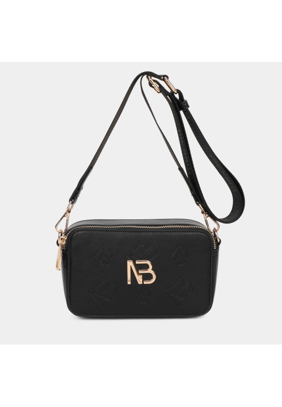 Bolso bandolera pequeña mujer BINNARI 20253 negro