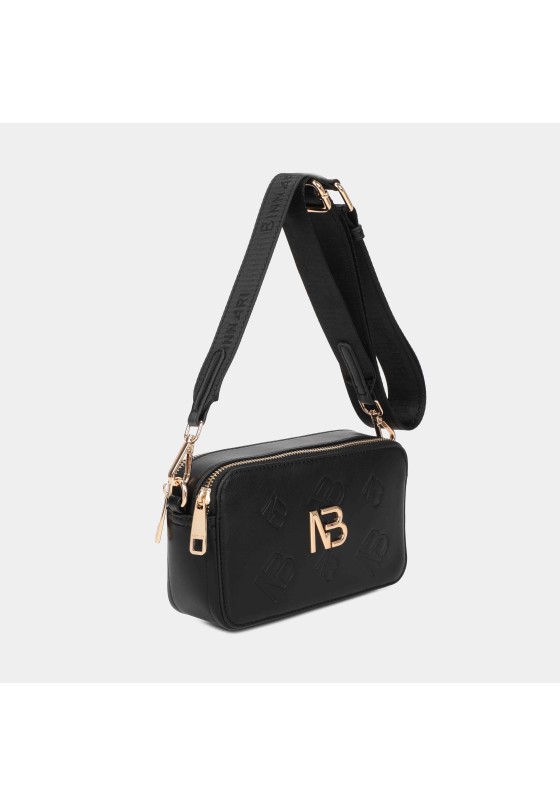 Bolso bandolera pequeña mujer BINNARI 20253 negro