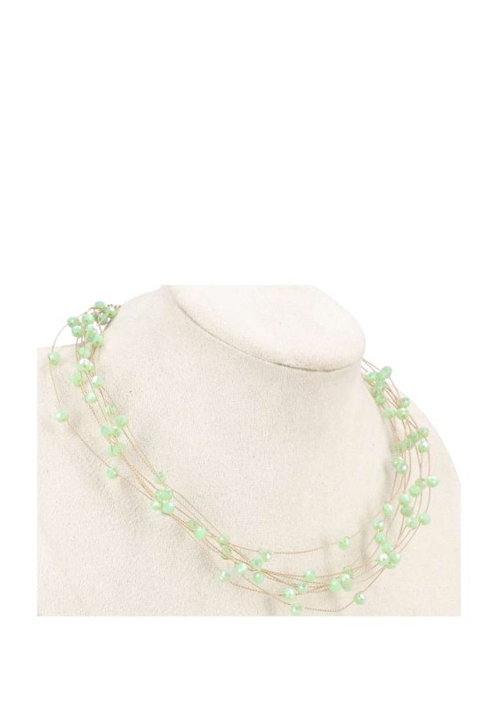 Collar fino mujer Luna Collection b3-1164b250 verde