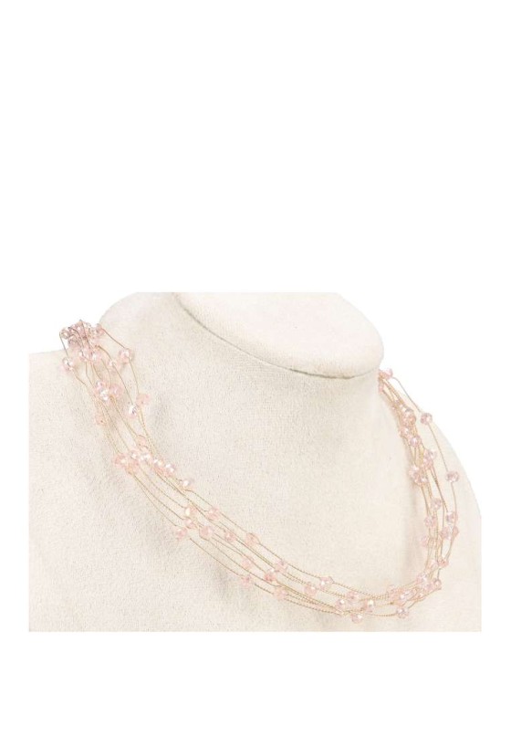 Collar fino mujer Luna Collection b3-1164b250 rosa