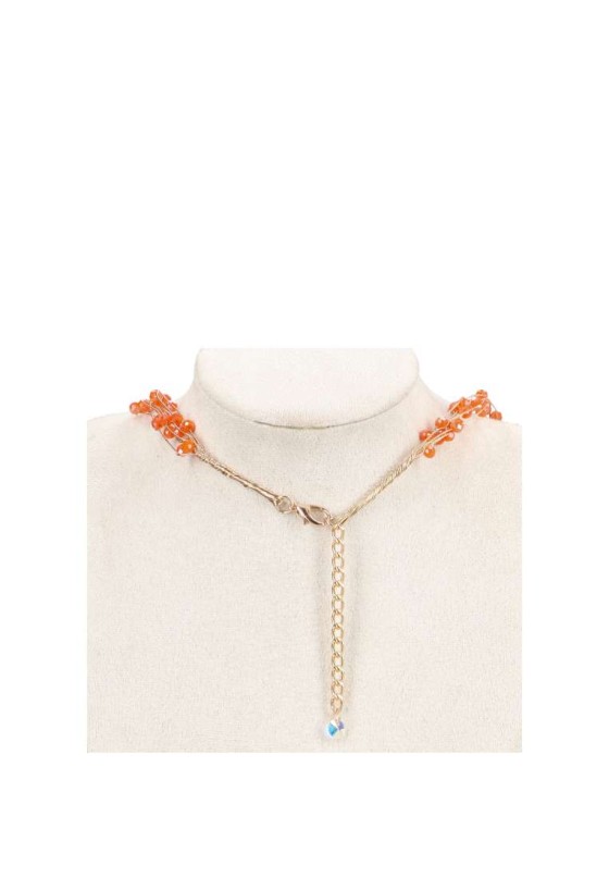 Collar fino mujer Luna Collection b3-1164b250 naranja