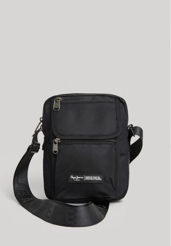 Bolso bandolera pequeña hombre PEPE JEANS pm030770 negro