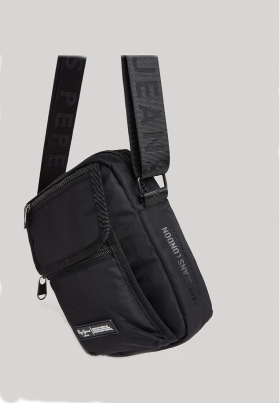 Bolso bandolera pequeña hombre PEPE JEANS pm030770 negro