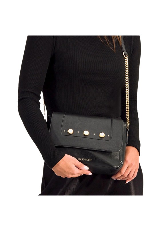 Bolso bandolera pequeña mujer MARIA MARE scotts negro