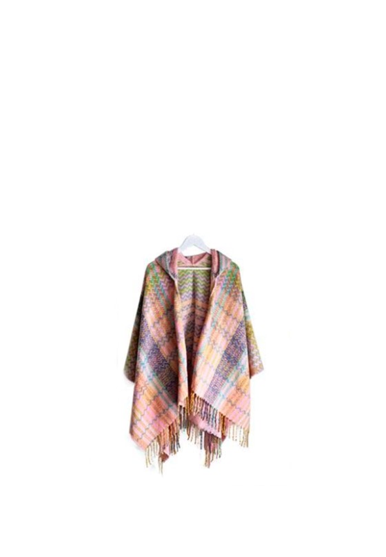 Poncho mujer PRIVATA p2488 rosa