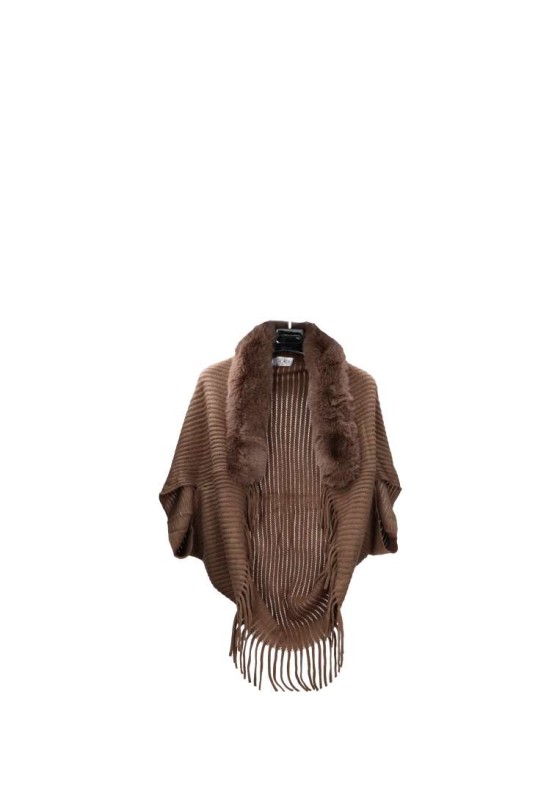 Poncho mujer GLOKO g-2411 camel