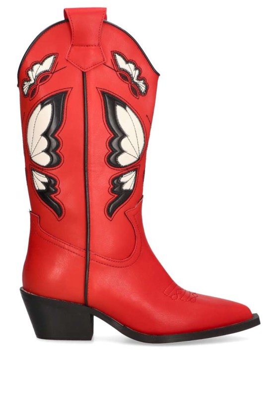 Bota mujer LUNA TREND m3762 rojo