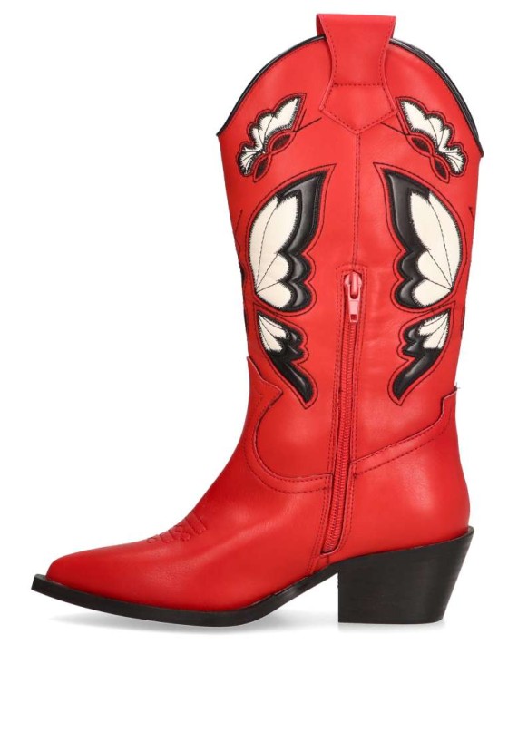 Bota mujer LUNA TREND m3762 rojo