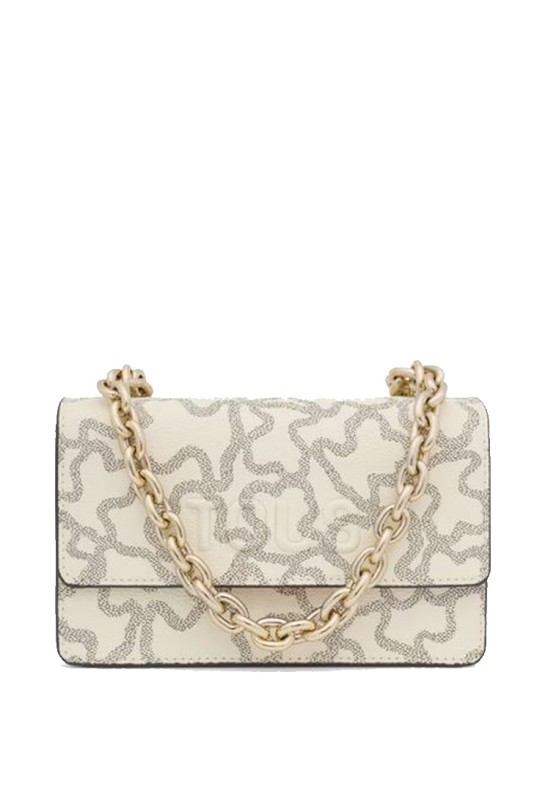 Bolso bandolera pequeña mujer TOUS 2002128601 beige