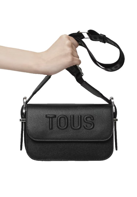 Bolso bandolera pequeña mujer TOUS 2002105151 negro