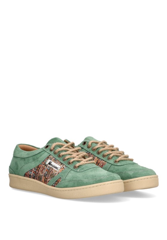 Deportivo hombre  nineties suede verde