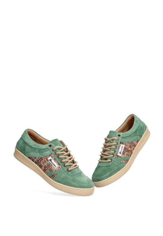 Deportivo hombre  nineties suede verde