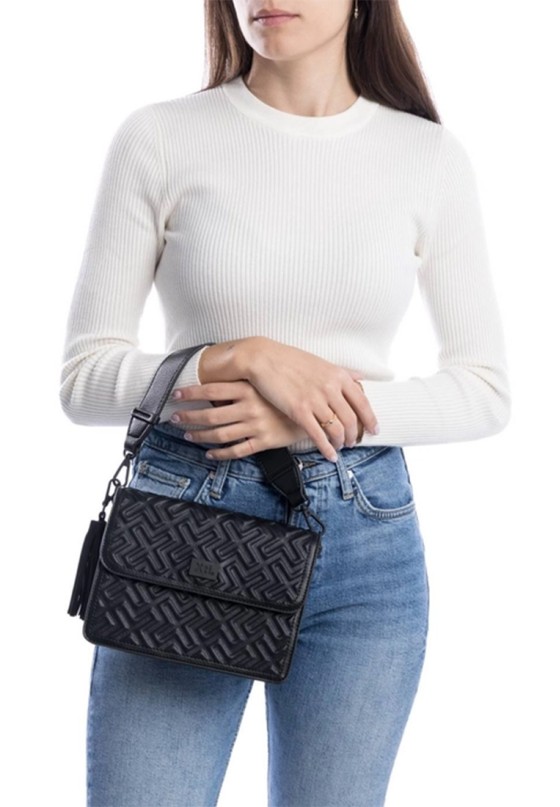 Bolso bandolera pequeña mujer XTI 184332 negro