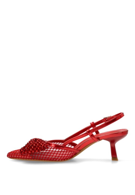 Salon mujer IDEAL SHOES 1821 rojo