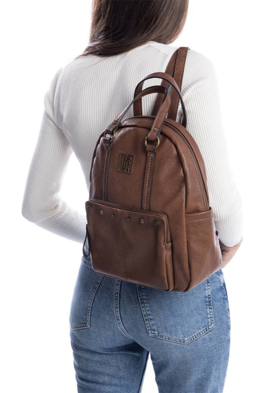 Mochila bolso mujer REFRESH 183214 camel