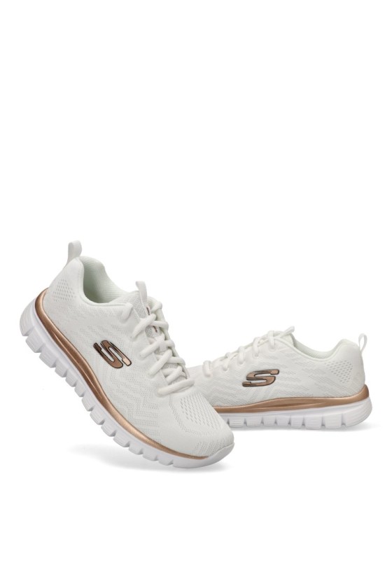 Deportivo mujer SKECHERS 12615 blanco