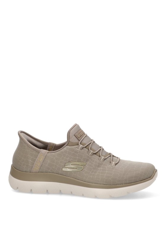 Deportivo mujer SKECHERS 150128 taupe