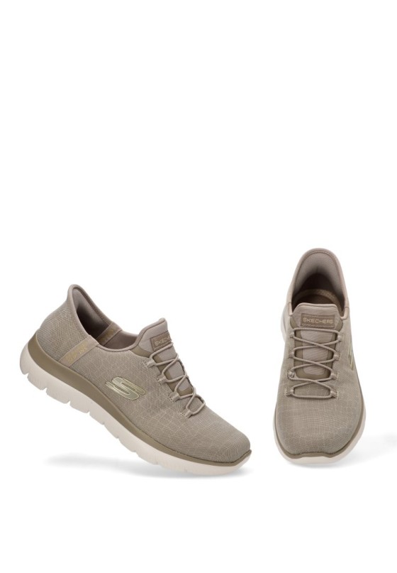 Deportivo mujer SKECHERS 150128 taupe