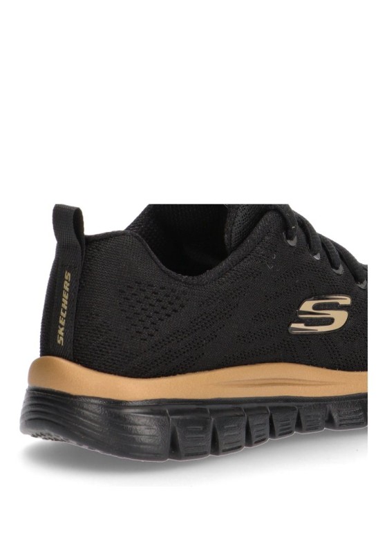 Deportivo mujer SKECHERS 12615 negro