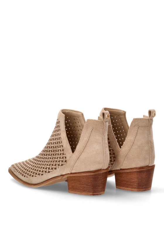 Botin mujer BUONAROTTI a5171 beige