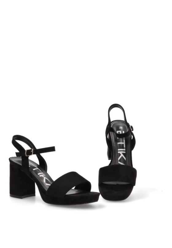 Sandalia mujer ETIKA 90008 negro