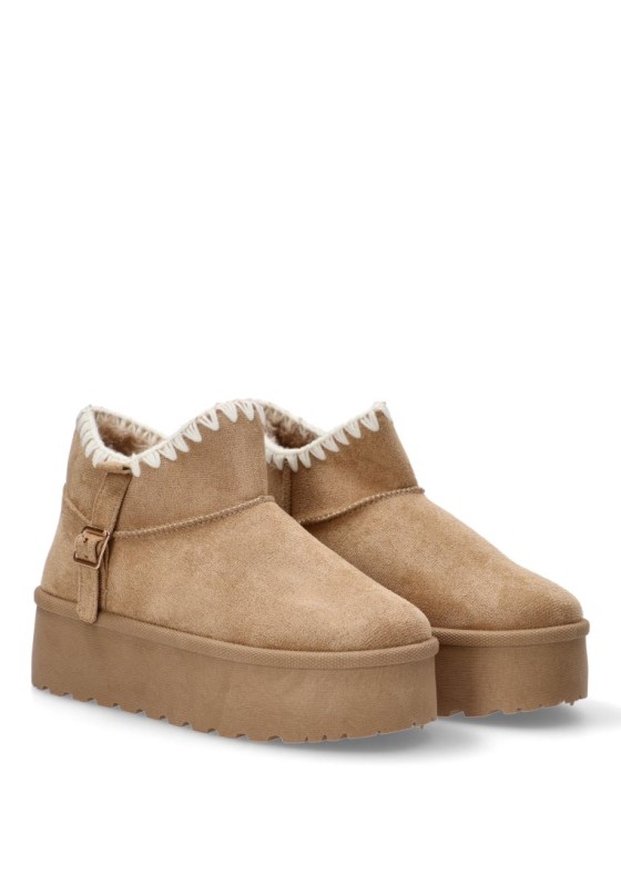 Botin mujer IDEAL SHOES ys101 camel