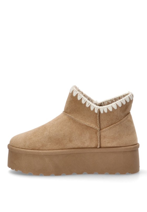 Botin mujer IDEAL SHOES ys101 camel