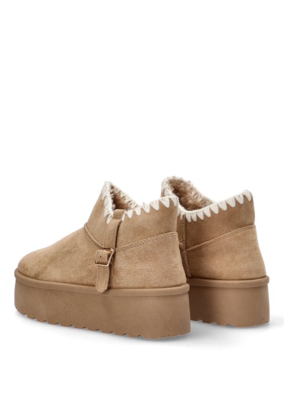 Botin mujer IDEAL SHOES ys101 camel