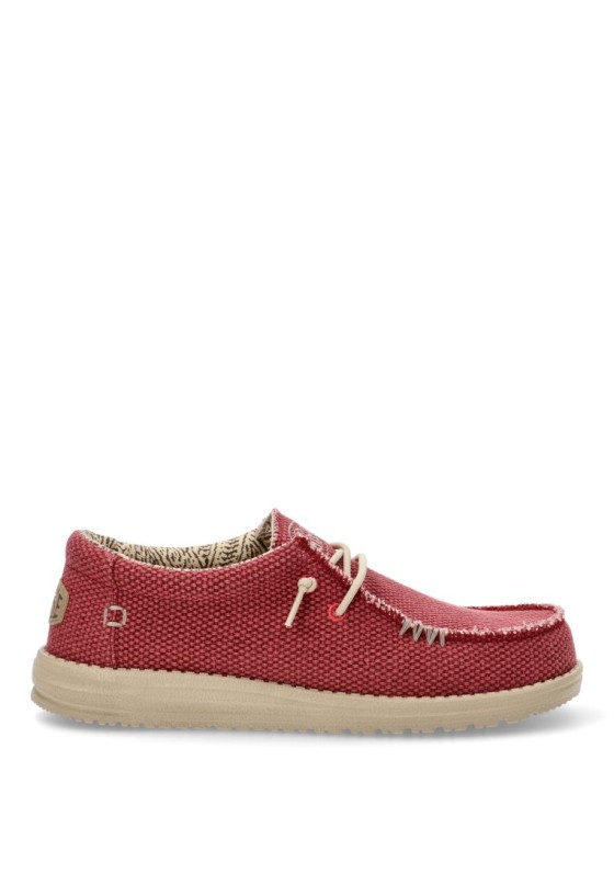 Nautico kiova mocasin hombre DUDE wally braided rojo