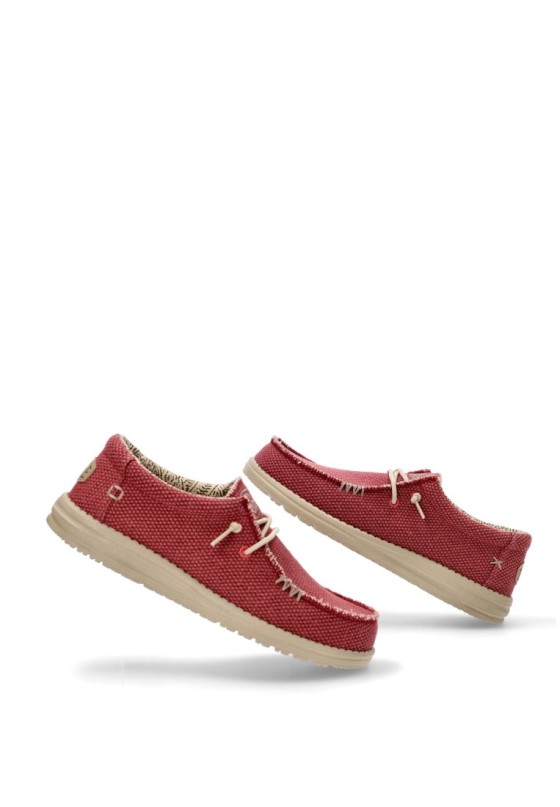 Nautico kiova mocasin hombre DUDE wally braided rojo