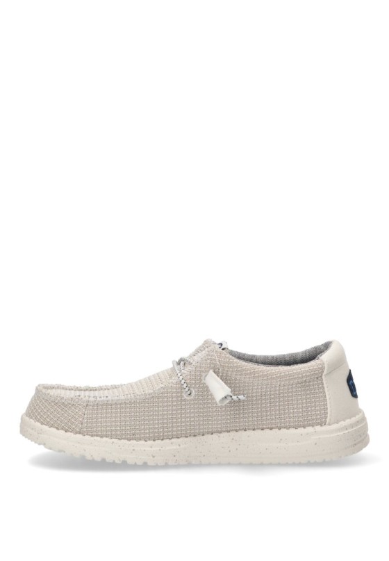 Nautico kiova mocasin hombre DUDE wally sport mesh blanco