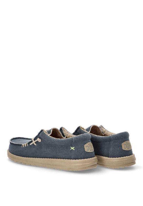 Nautico kiova mocasin hombre DUDE wally braided azul