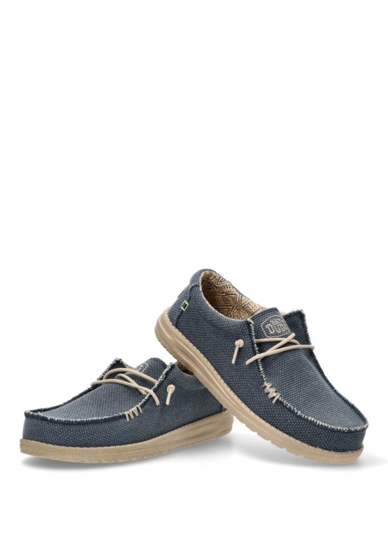 Nautico kiova mocasin hombre DUDE wally braided azul