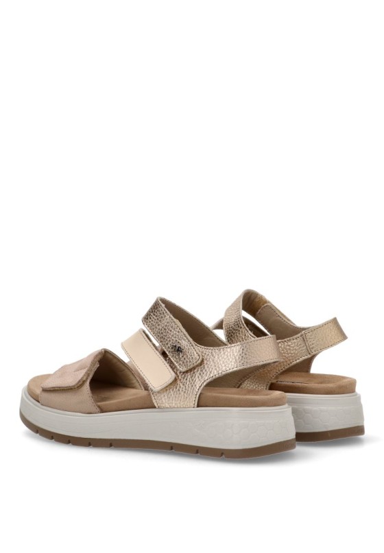 Sandalia mujer FLUCHOS f2165 taupe