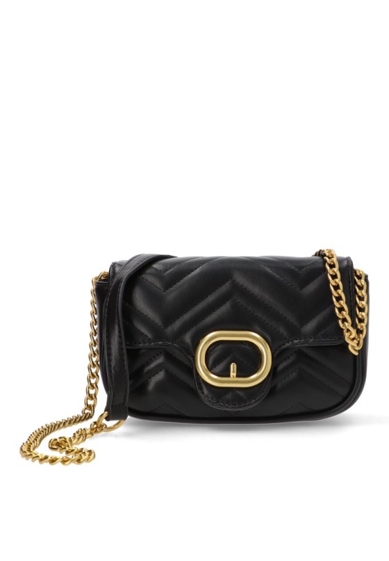 Bolso bandolera pequeña mujer Luna Collection cts73508 negro