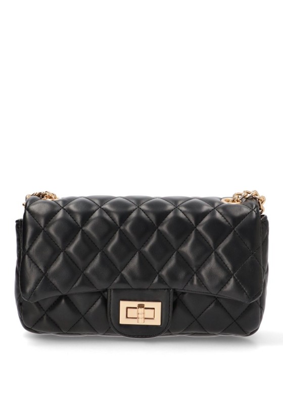 Bolso bandolera pequeña mujer Luna Collection cts73676 negro