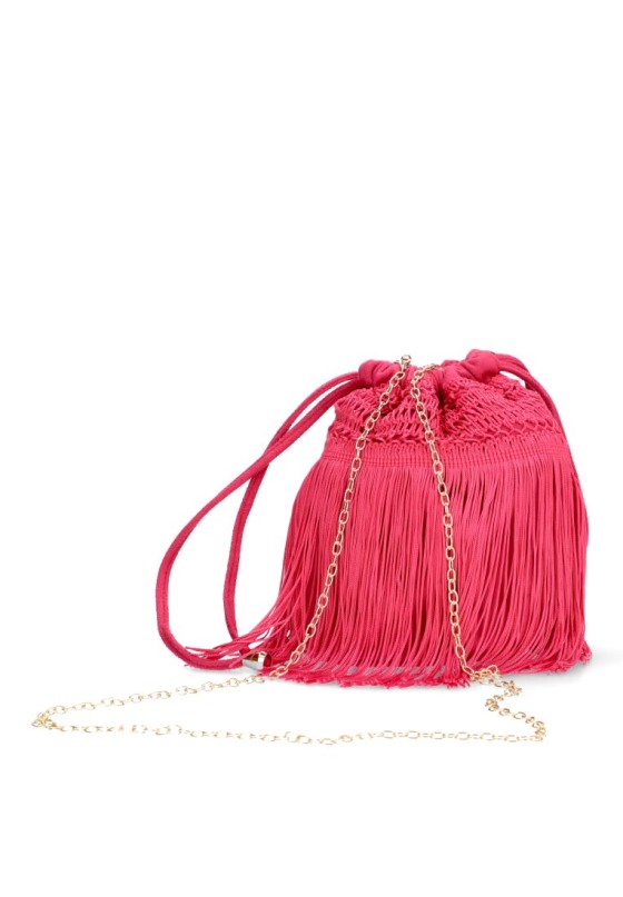 Bolso fiesta mujer Luna Collection ast20413 fucsia