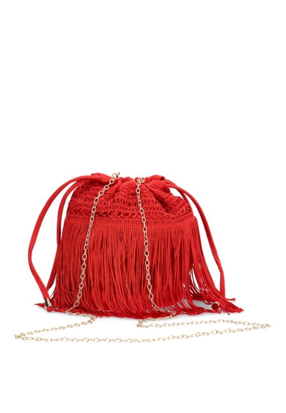 Bolso fiesta mujer Luna Collection ast20413 rojo