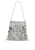 Bolso bandolera pequeña mujer Luna Collection ast20365 plata