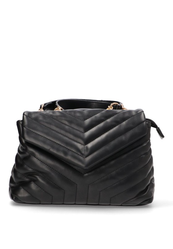 Bolso bandolera pequeña mujer Luna Collection cts73675 negro