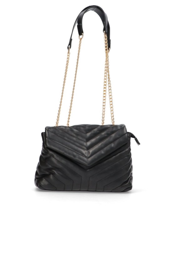 Bolso bandolera pequeña mujer Luna Collection cts73675 negro