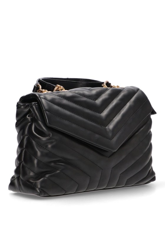 Bolso bandolera pequeña mujer Luna Collection cts73675 negro