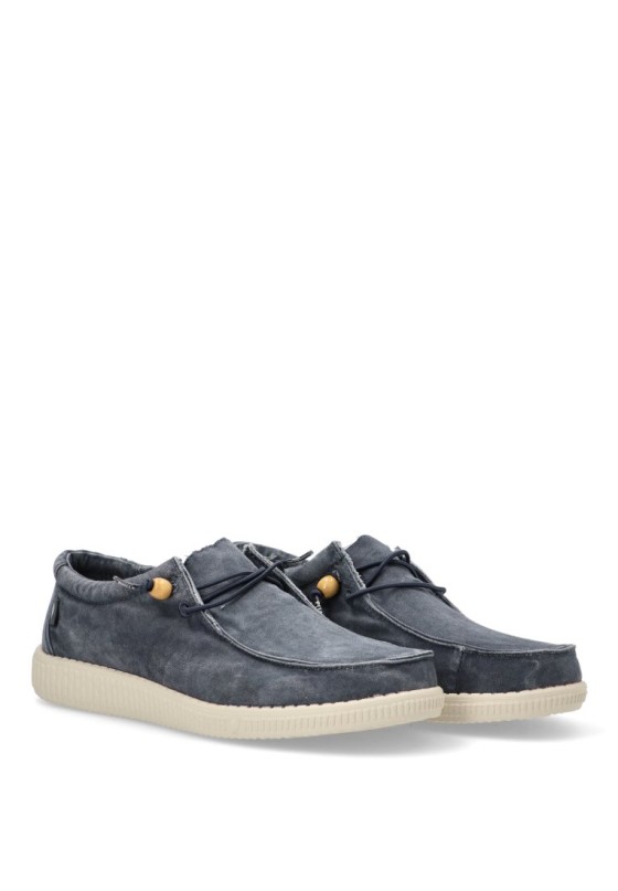 Nautico kiova mocasin hombre  wallabi washed azul