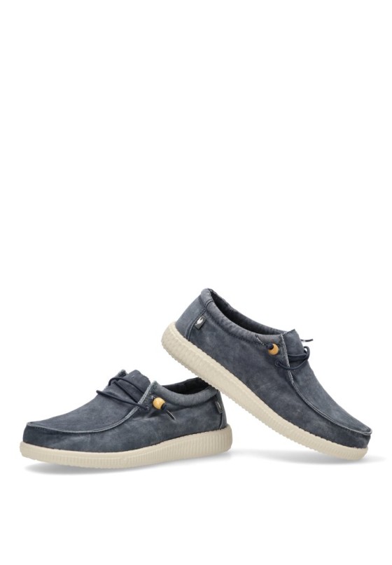 Nautico kiova mocasin hombre  wallabi washed azul