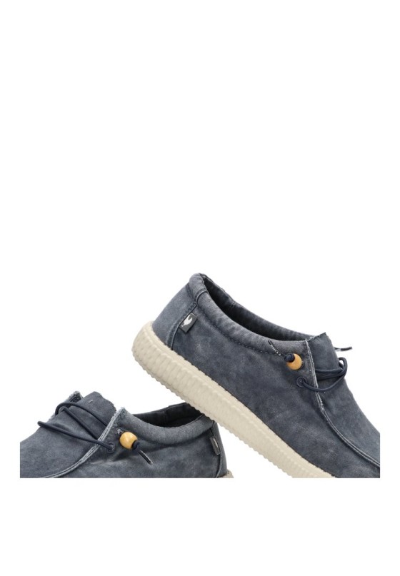 Nautico kiova mocasin hombre  wallabi washed azul