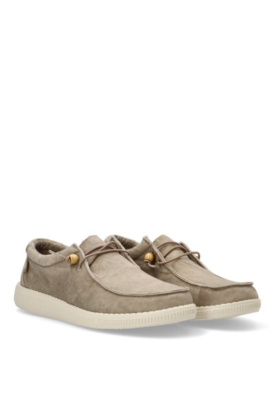 Nautico kiova mocasin hombre  wallabi washed beige