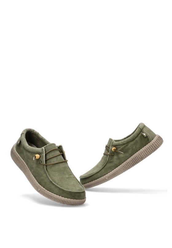 Nautico kiova mocasin hombre  wallabi washed kakhi