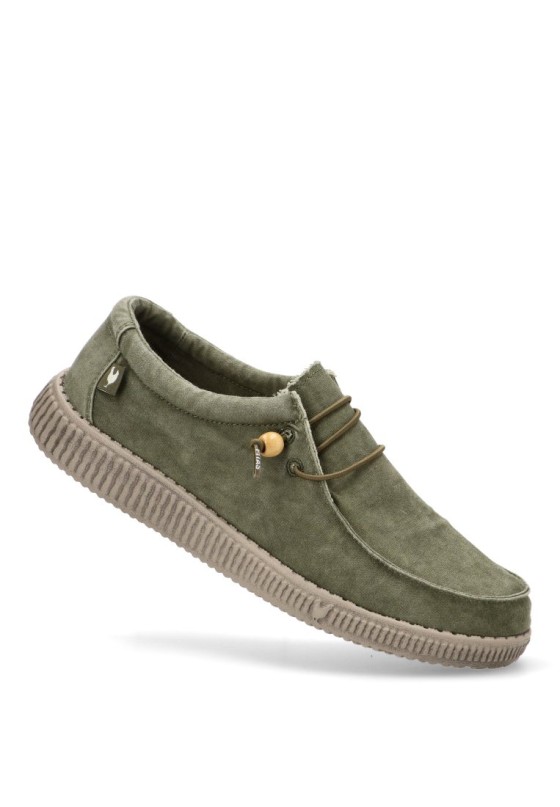 Nautico kiova mocasin hombre  wallabi washed kakhi