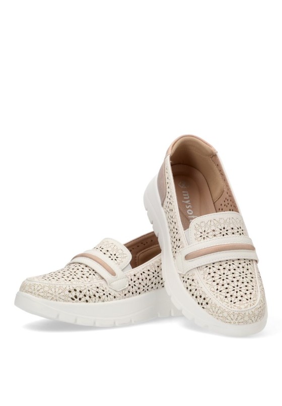 Nautico kiova mocasin mujer MYSOFT 25m262 blanco